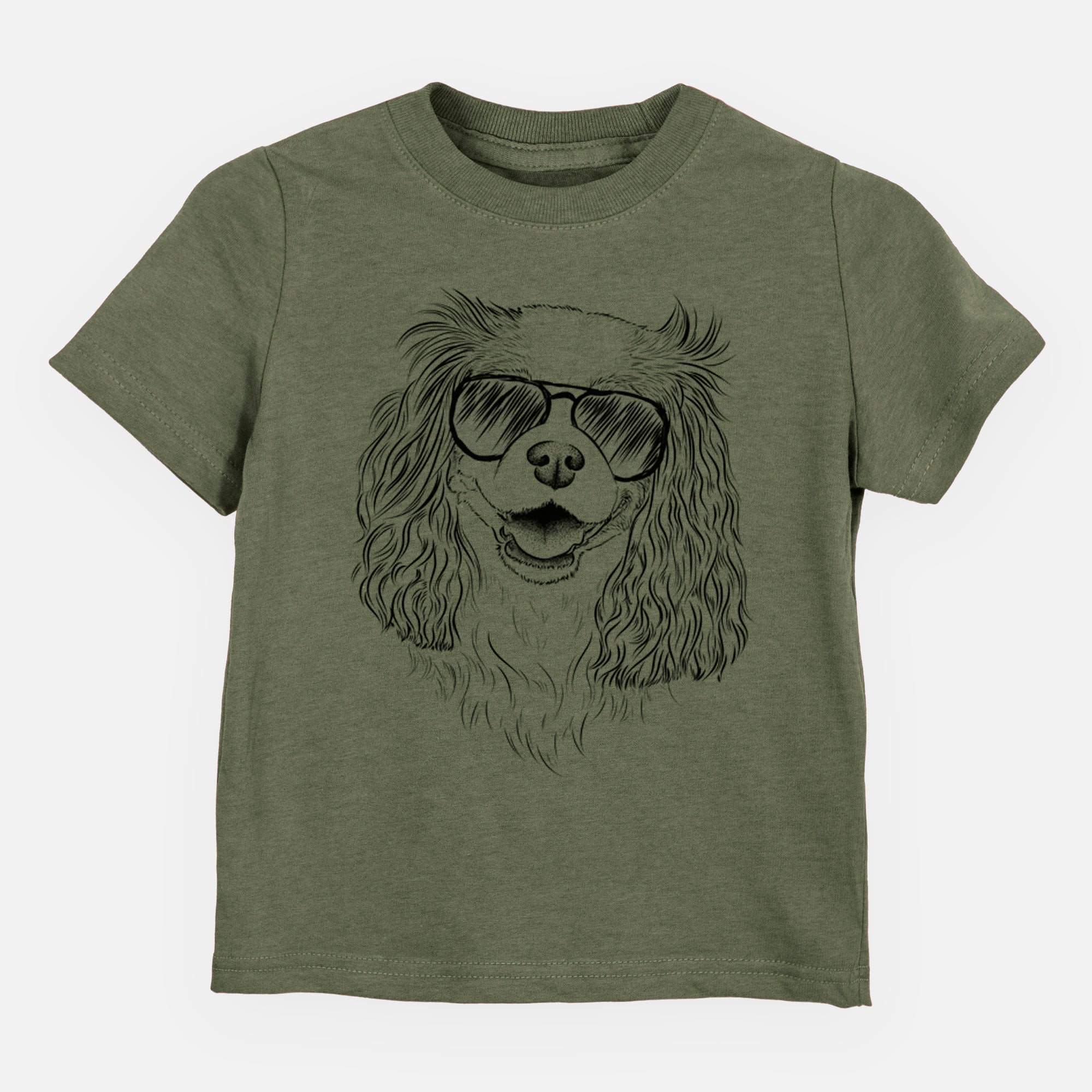 Aviator Halley Comet the Cavalier King Charles Spaniel - Kids/Youth/Toddler Shirt