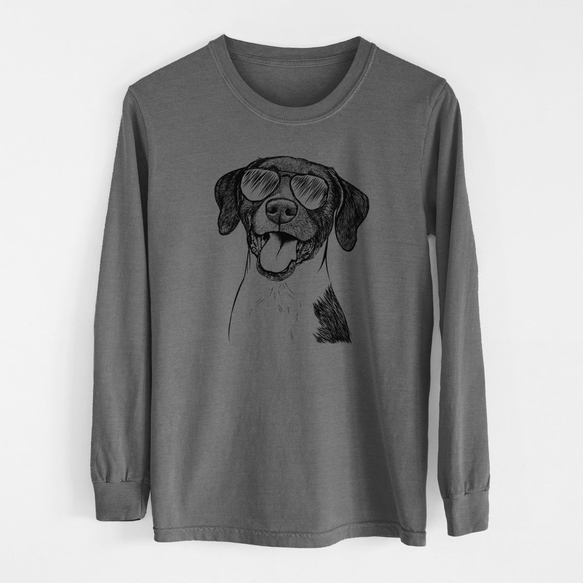 Aviator Harper the Mixed Breed - Men&#39;s Heavyweight 100% Cotton Long Sleeve