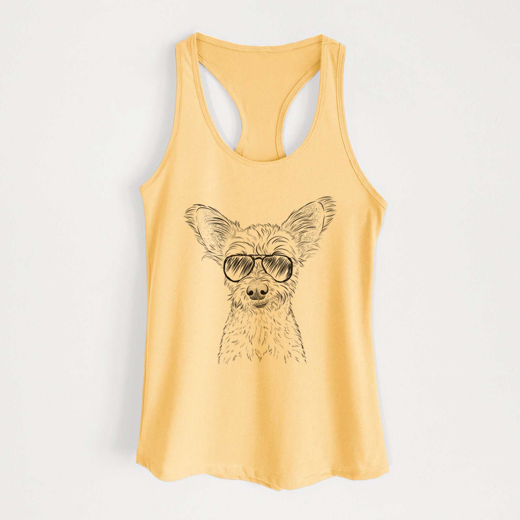 Heidi the Schnauzer Mix - Women's Racerback Tanktop