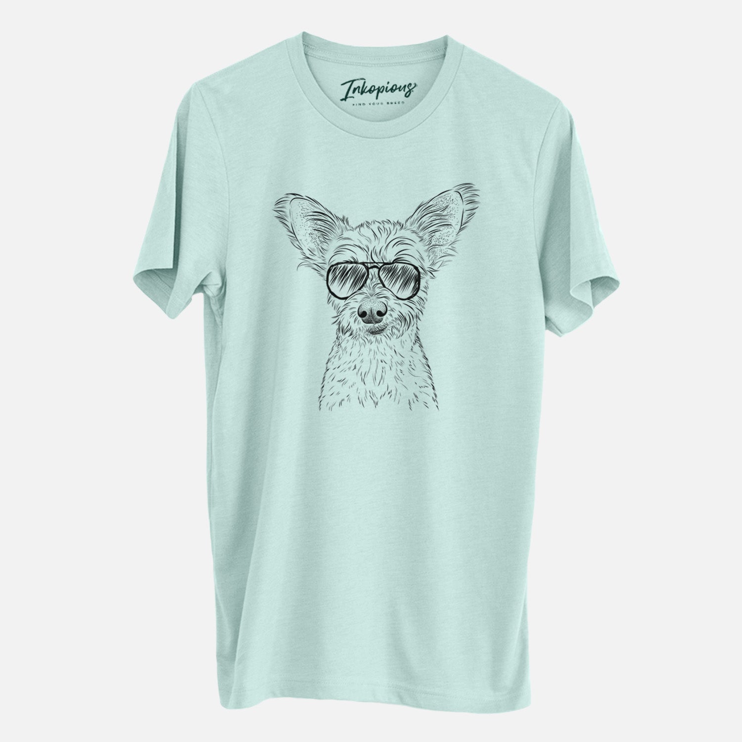 Aviator Heidi the Schnauzer Mix - Unisex Crewneck