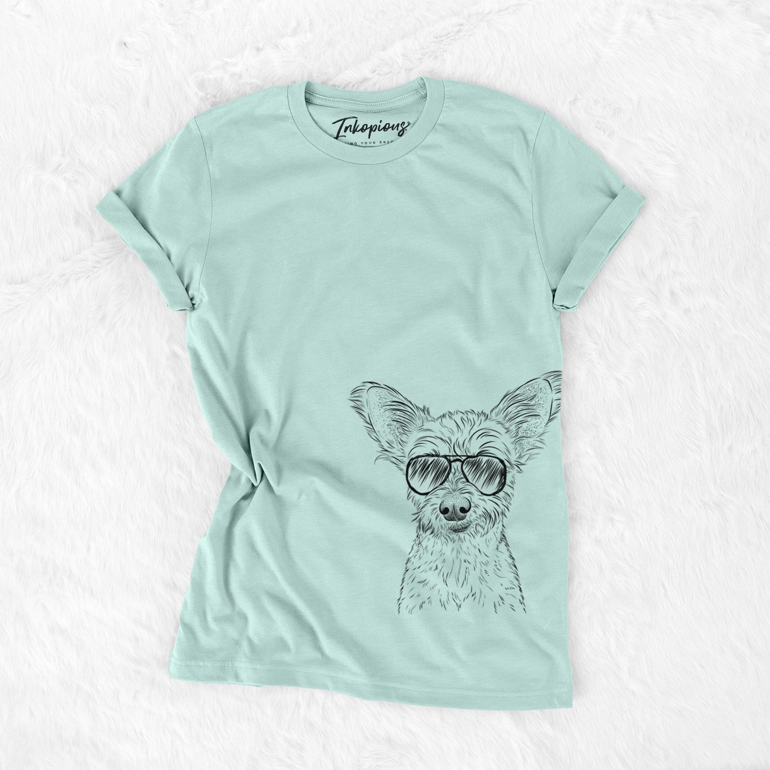 Aviator Heidi the Schnauzer Mix - Unisex Crewneck