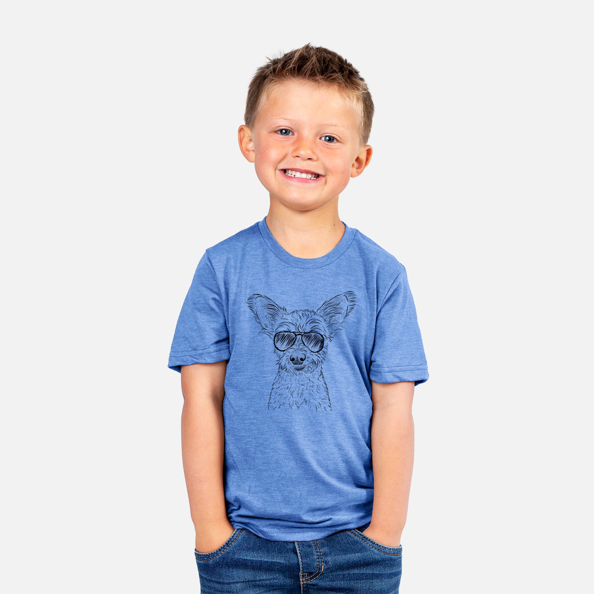 Aviator Heidi the Schnauzer Mix - Kids/Youth/Toddler Shirt