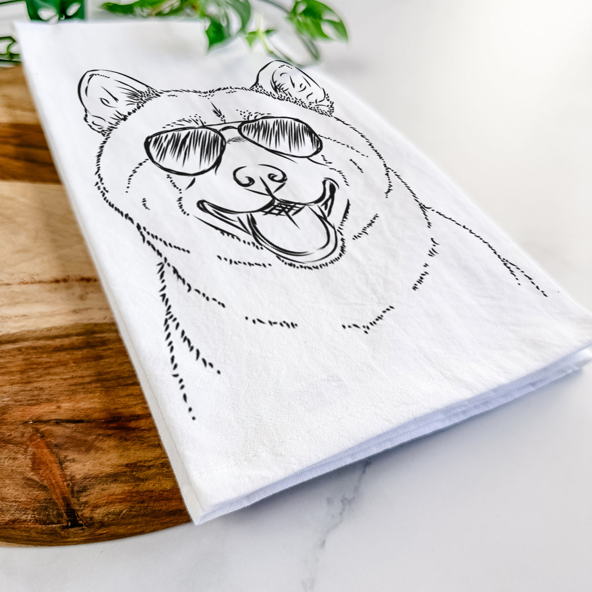 Hiro the Shiba Inu Tea Towel