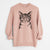 Aviator Hobbes the Tabby Cat - Unisex Pigment Dyed Crew Sweatshirt