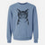 Aviator Hobbes the Tabby Cat - Unisex Pigment Dyed Crew Sweatshirt