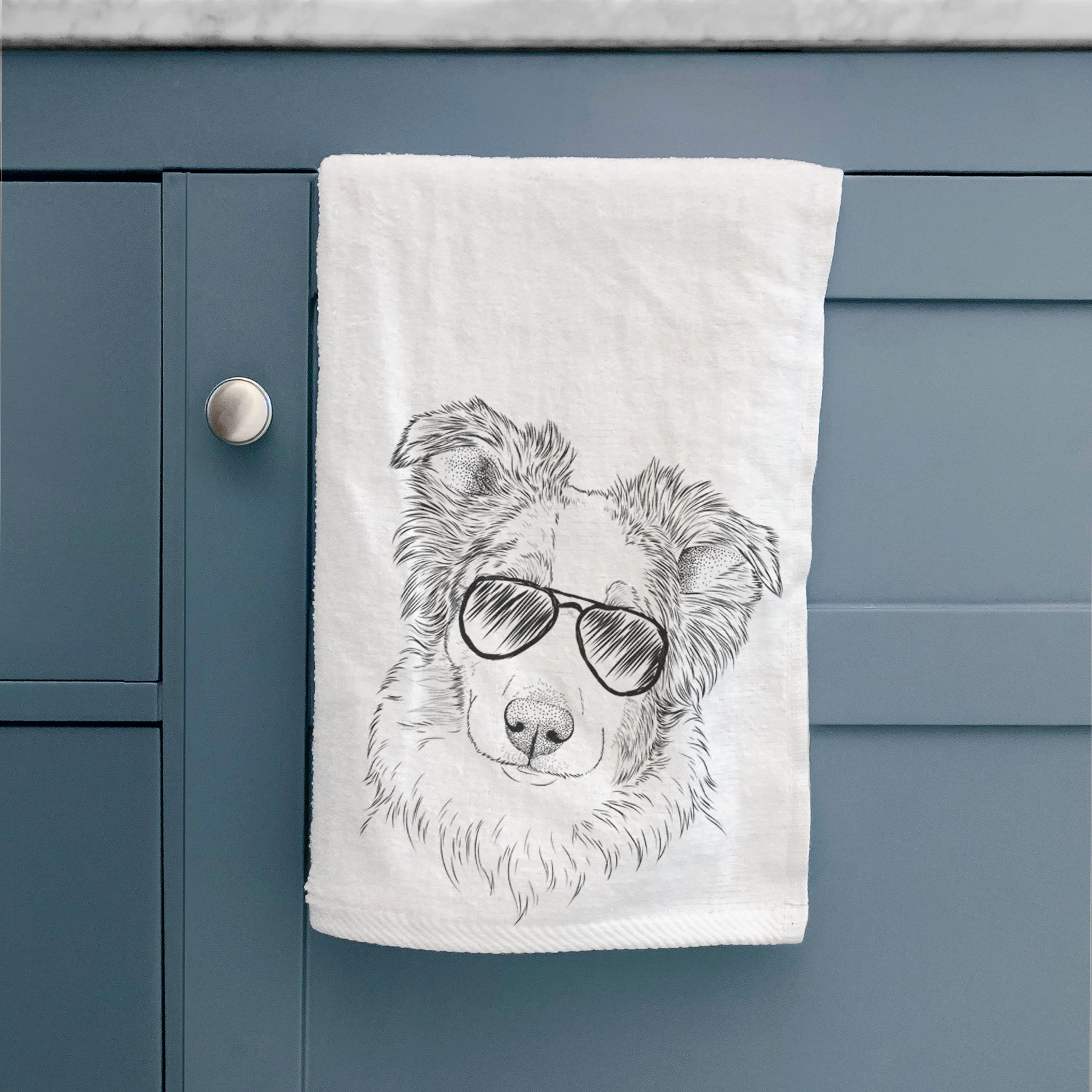 HoneyBee the Miniature Australian Shepherd Decorative Hand Towel