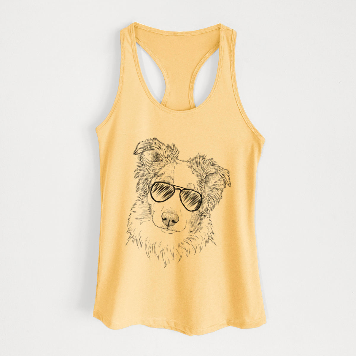 HoneyBee the Miniature Australian Shepherd - Women's Racerback Tanktop