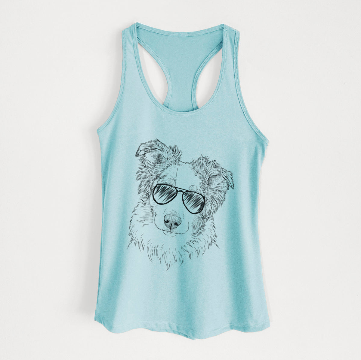 HoneyBee the Miniature Australian Shepherd - Women's Racerback Tanktop