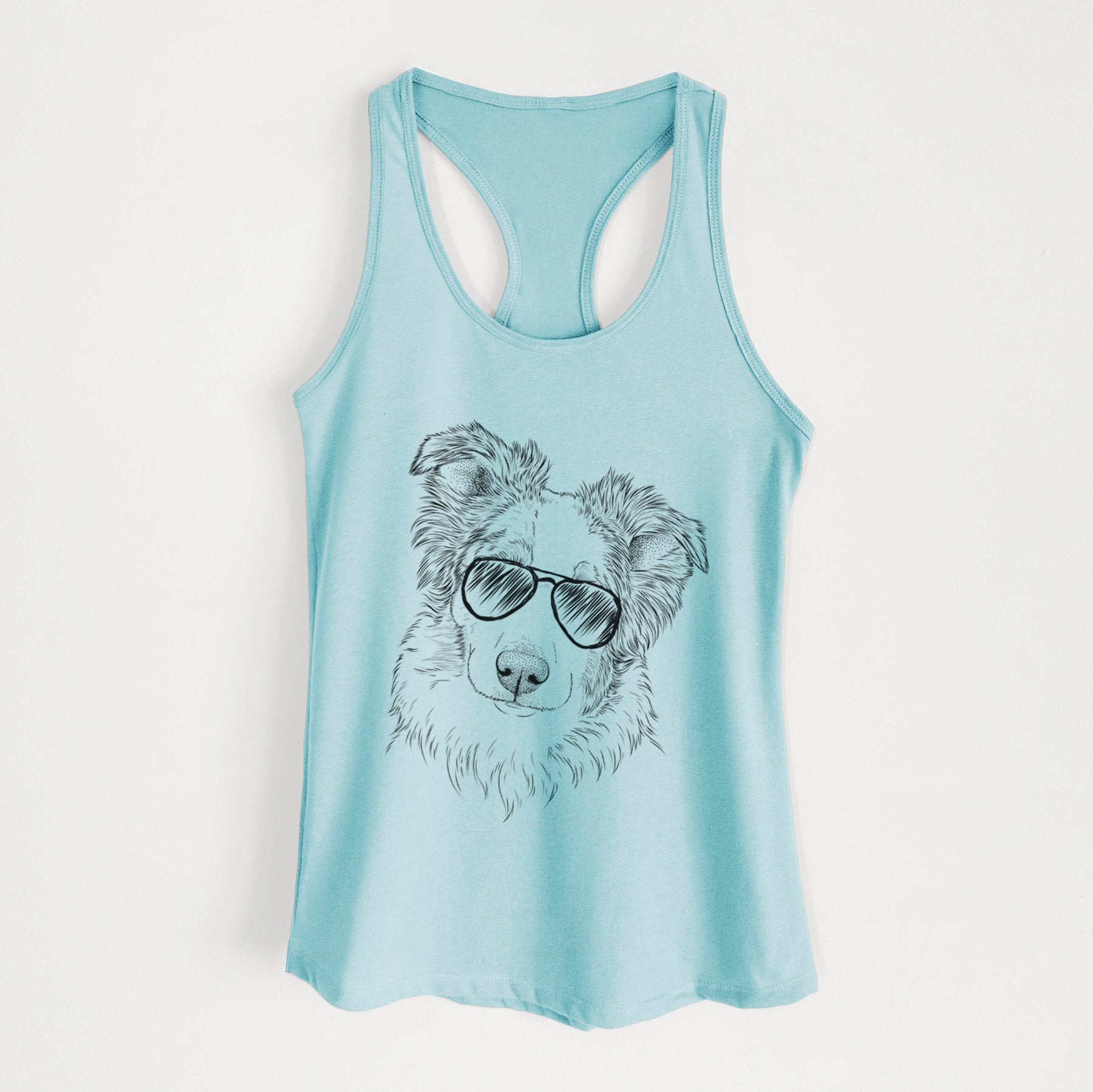 HoneyBee the Miniature Australian Shepherd - Women's Racerback Tanktop