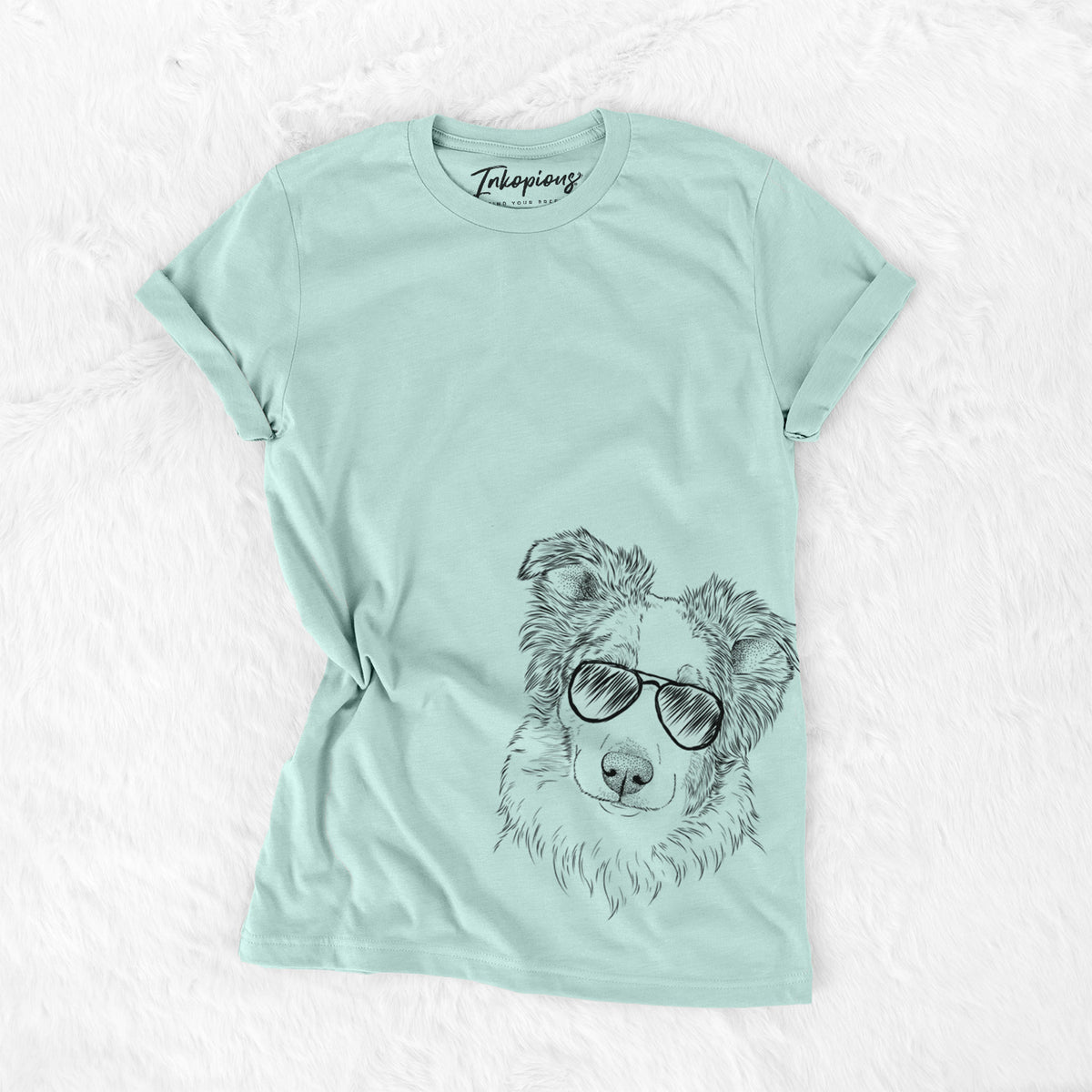 Aviator HoneyBee the Miniature Australian Shepherd - Unisex Crewneck