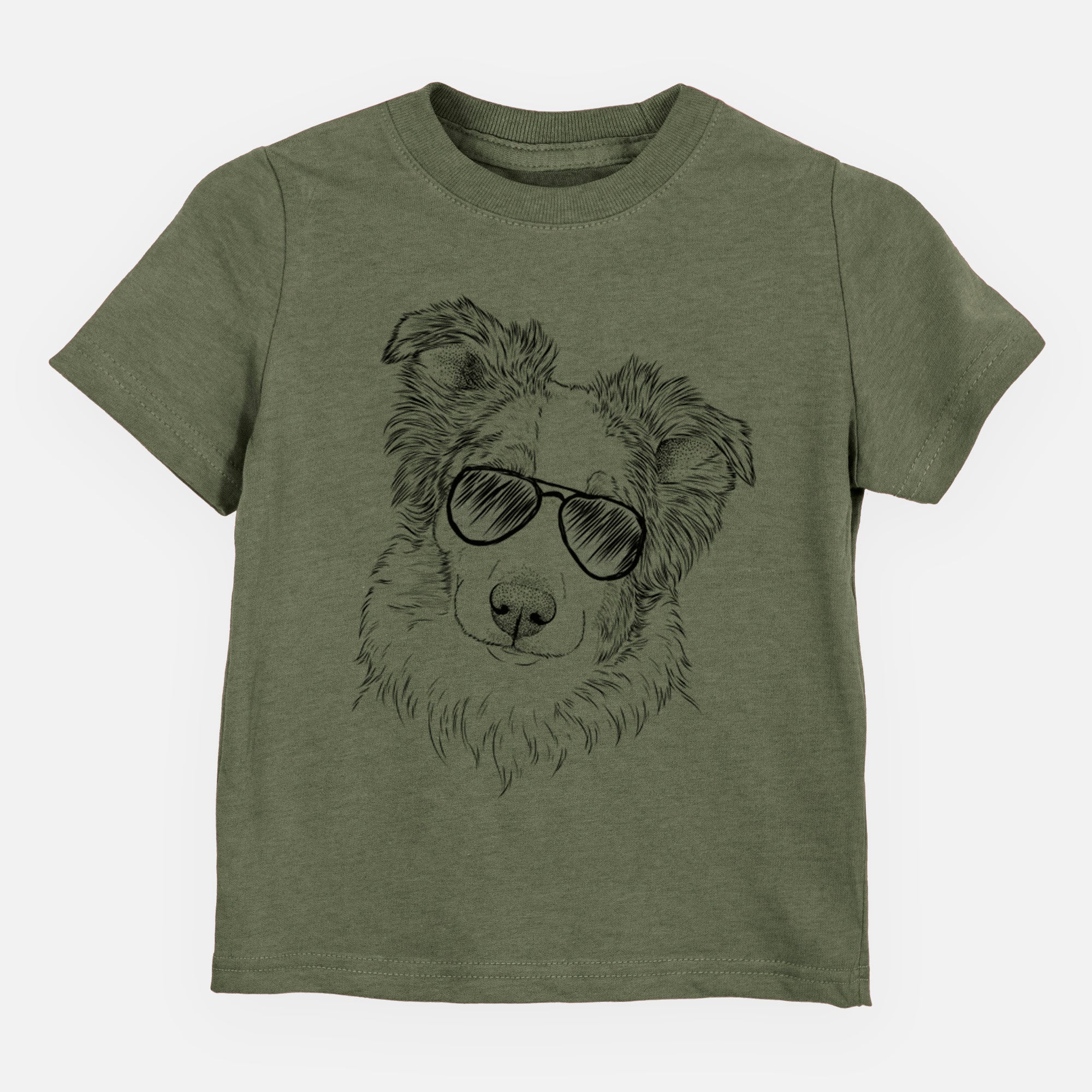 Aviator HoneyBee the Miniature Australian Shepherd - Kids/Youth/Toddler Shirt