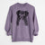 Aviator Indi the Border Collie - Unisex Pigment Dyed Crew Sweatshirt