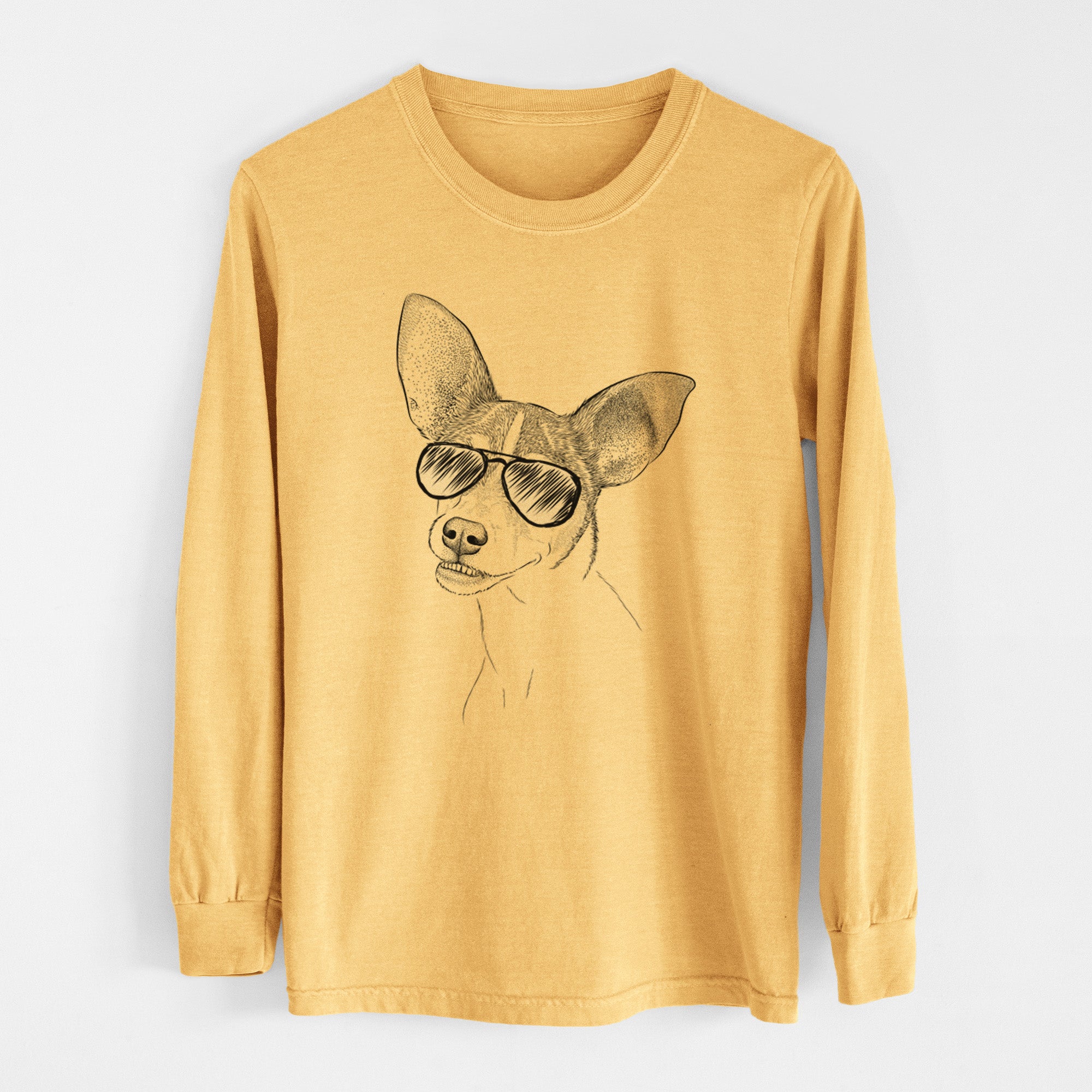 Aviators Kailani the Chihuahua Mix - Heavyweight 100% Cotton Long Sleeve