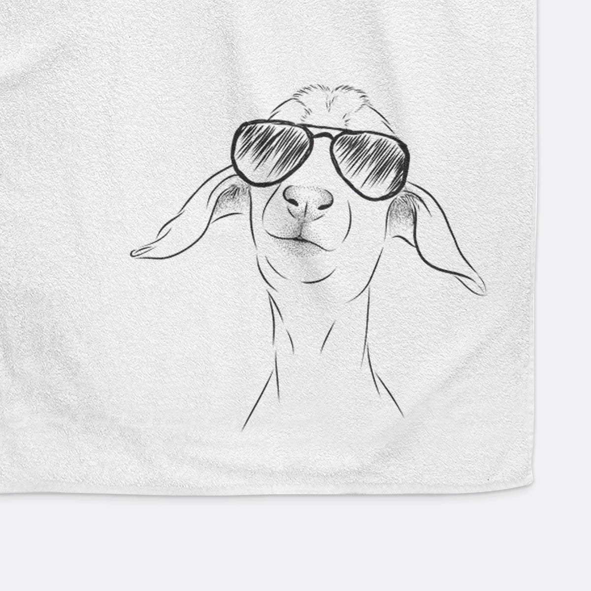 Kara Dune the Spanish Boer Goat Decorative Hand Towel