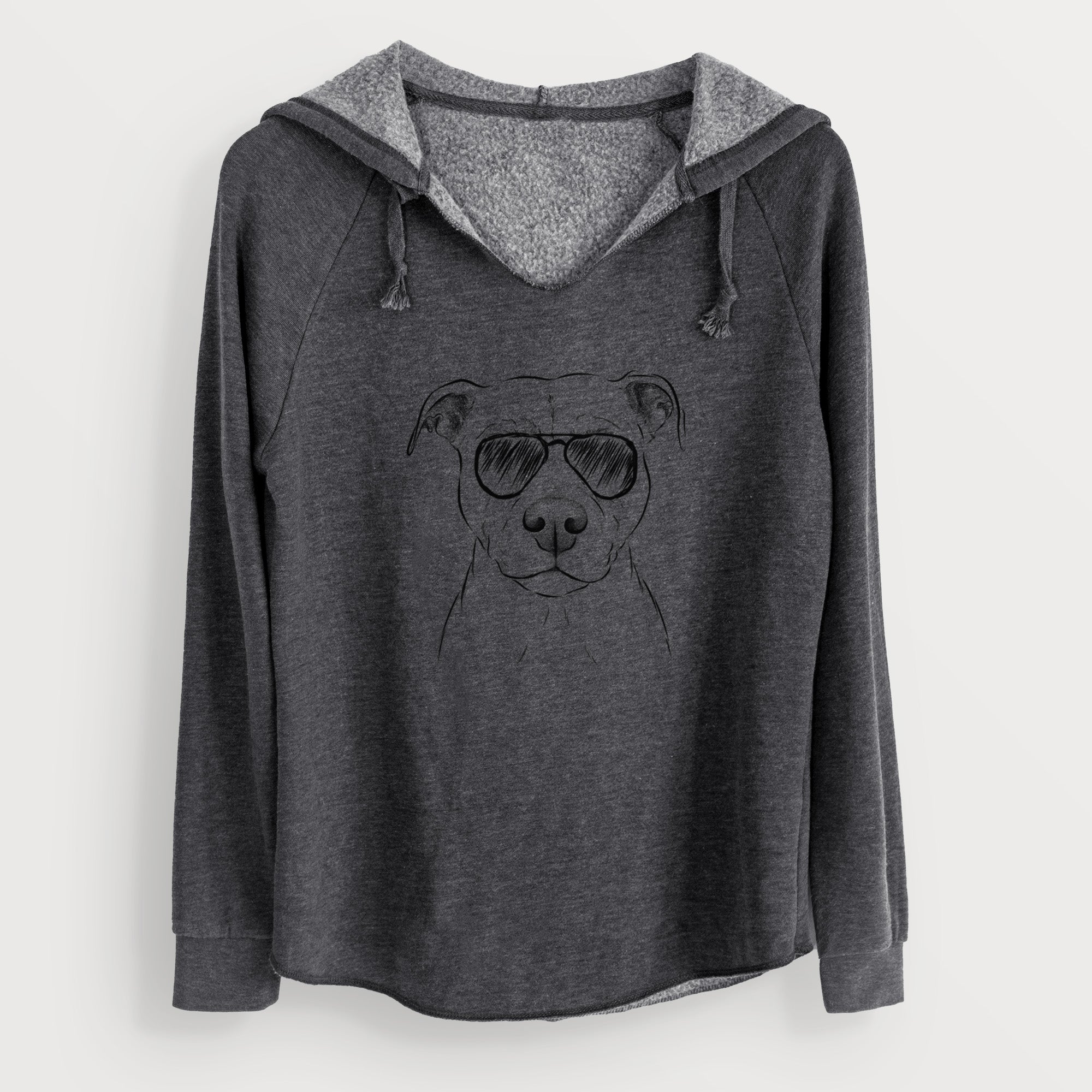 Aviator Khaleesi the Pitbull - Cali Wave Hooded Sweatshirt