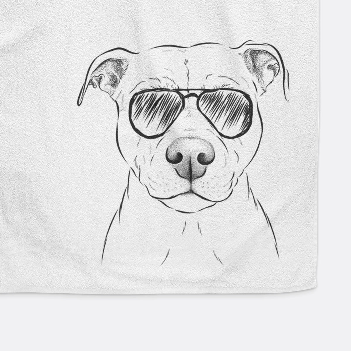Khaleesi the Pitbull Decorative Hand Towel