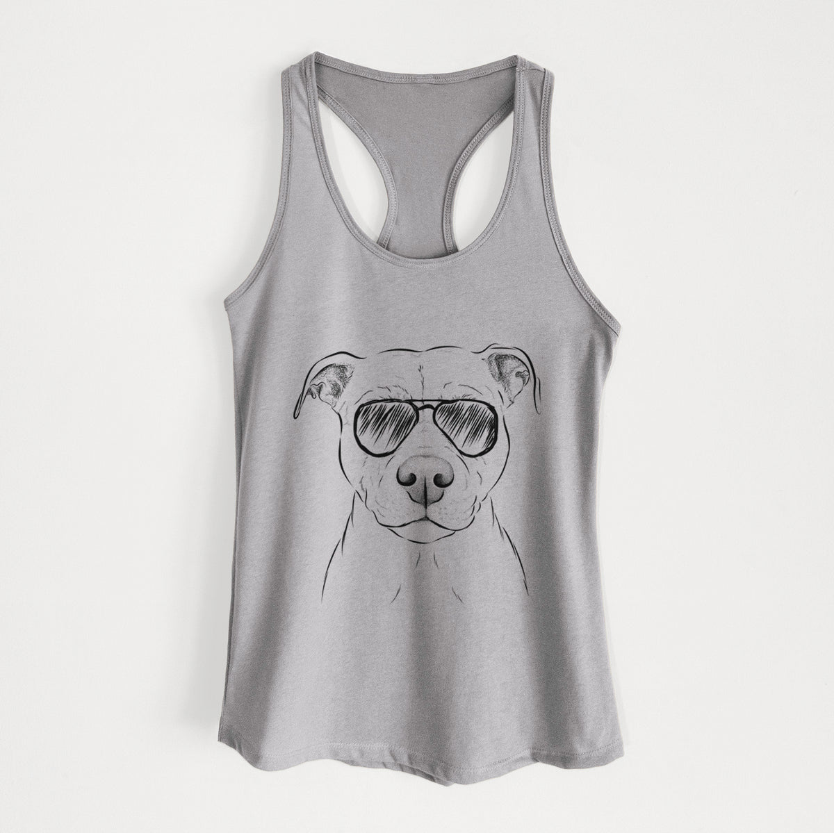 Khaleesi the Pitbull - Women&#39;s Racerback Tanktop