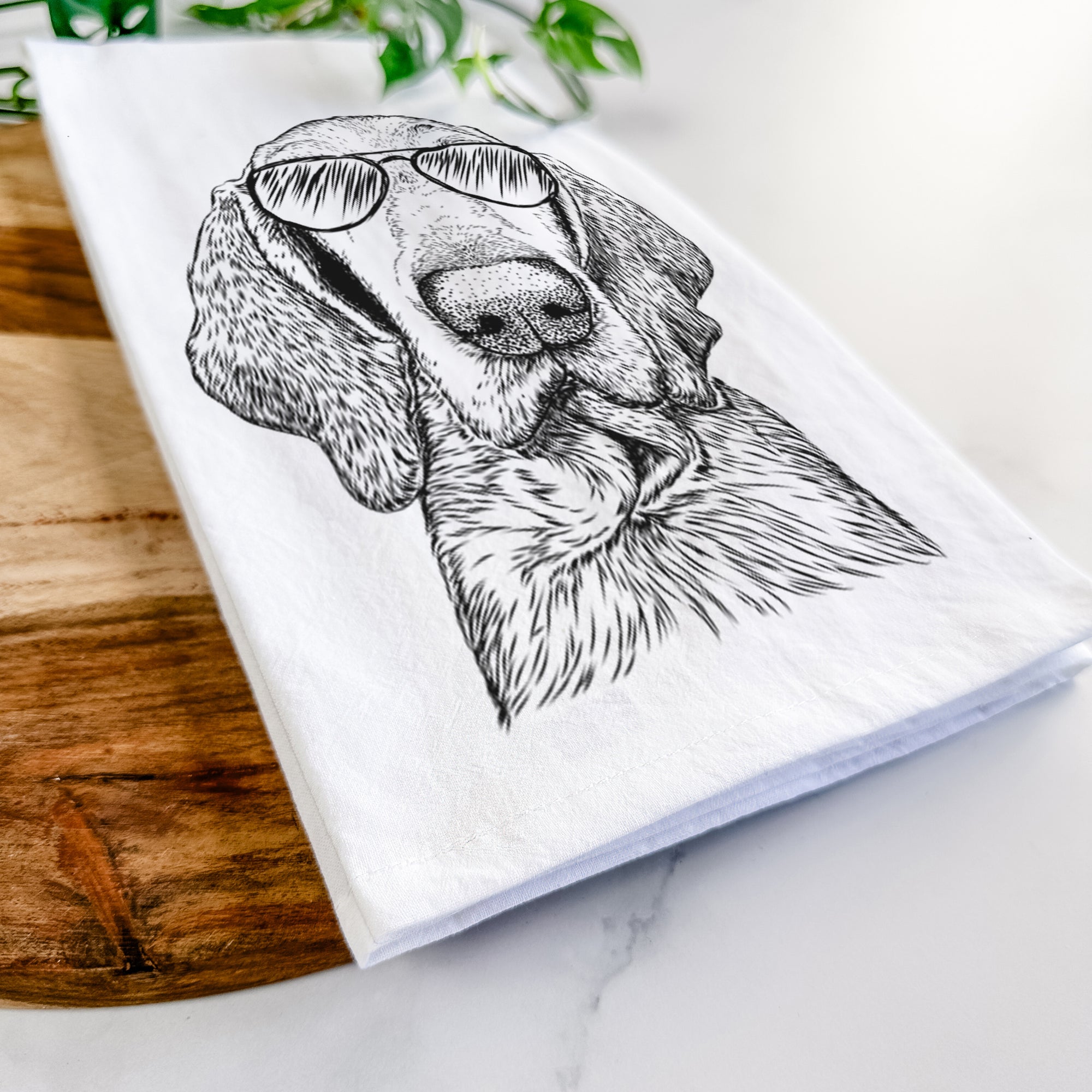 Kylie the Bracco Italiano Tea Towel