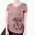 Aviator Lance the Lab/Shepherd Mix - Women's V-neck Shirt