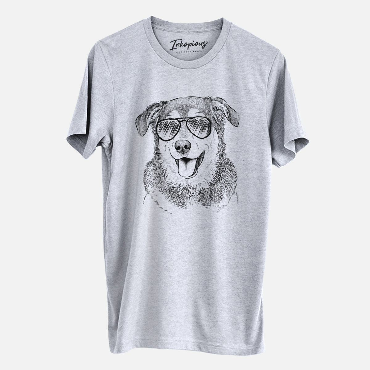 Aviator Lance the Lab/Shepherd Mix - Unisex Crewneck