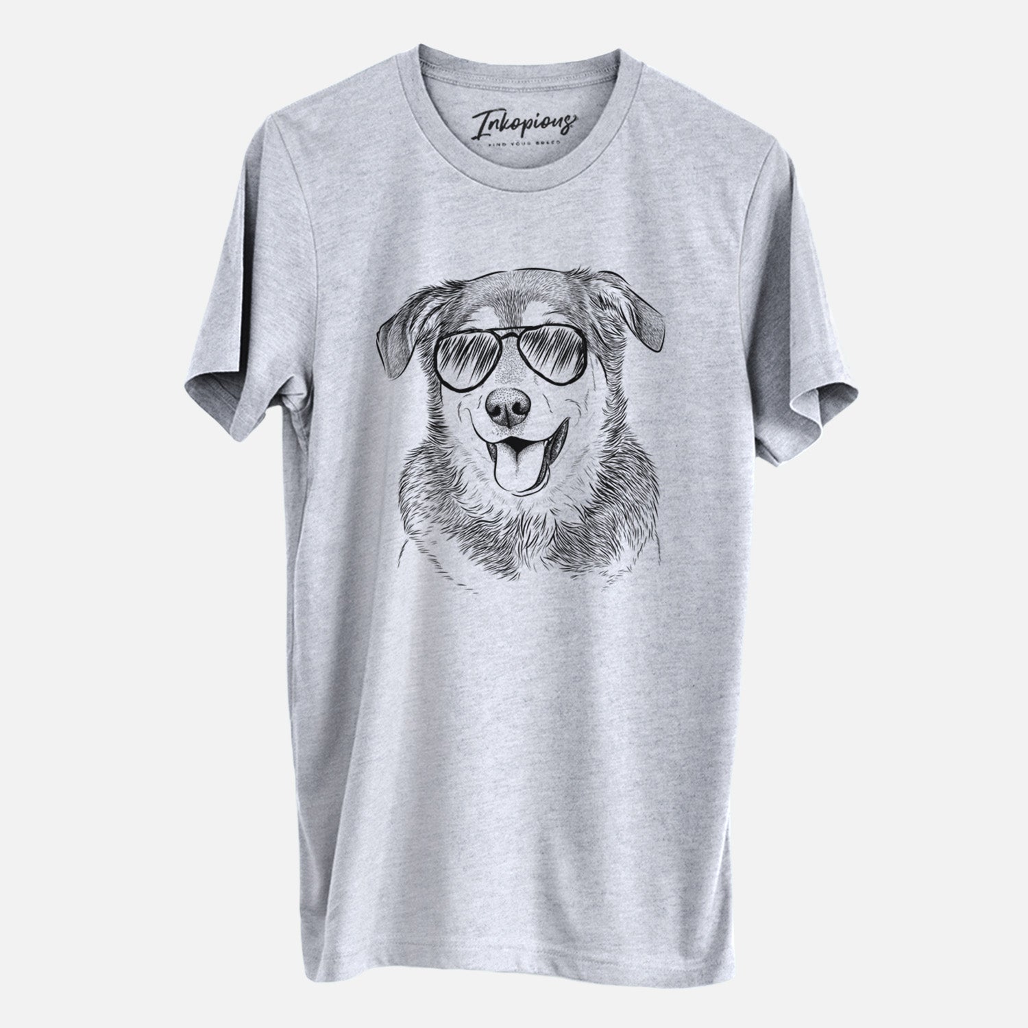 Aviator Lance the Lab/Shepherd Mix - Unisex Crewneck