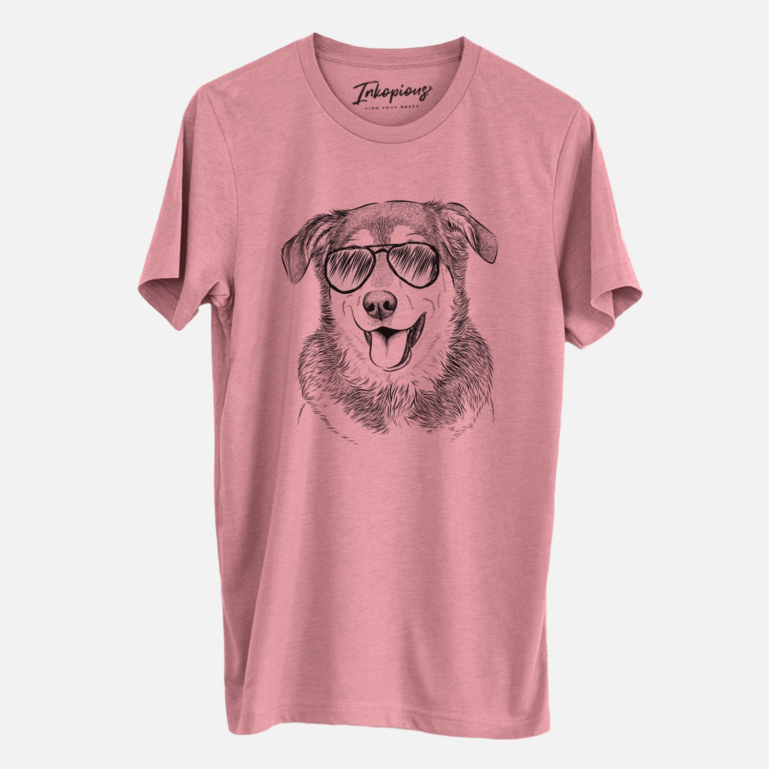 Aviator Lance the Lab/Shepherd Mix - Unisex Crewneck