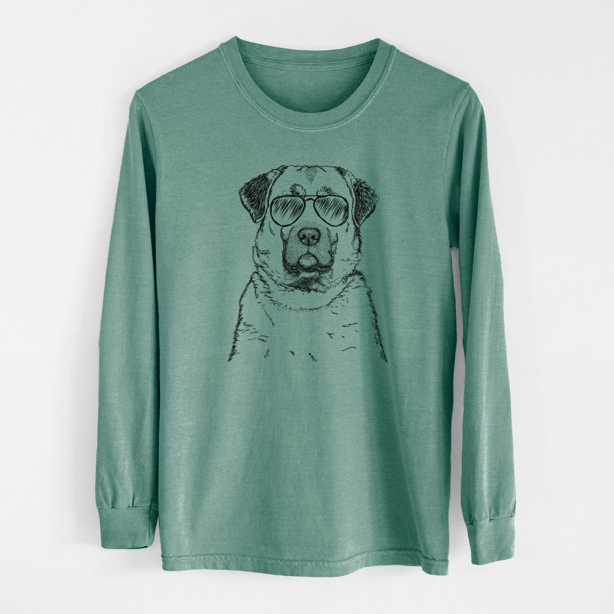 Aviator Loca the Anatolian Shepherd - Men's Heavyweight 100% Cotton Long Sleeve