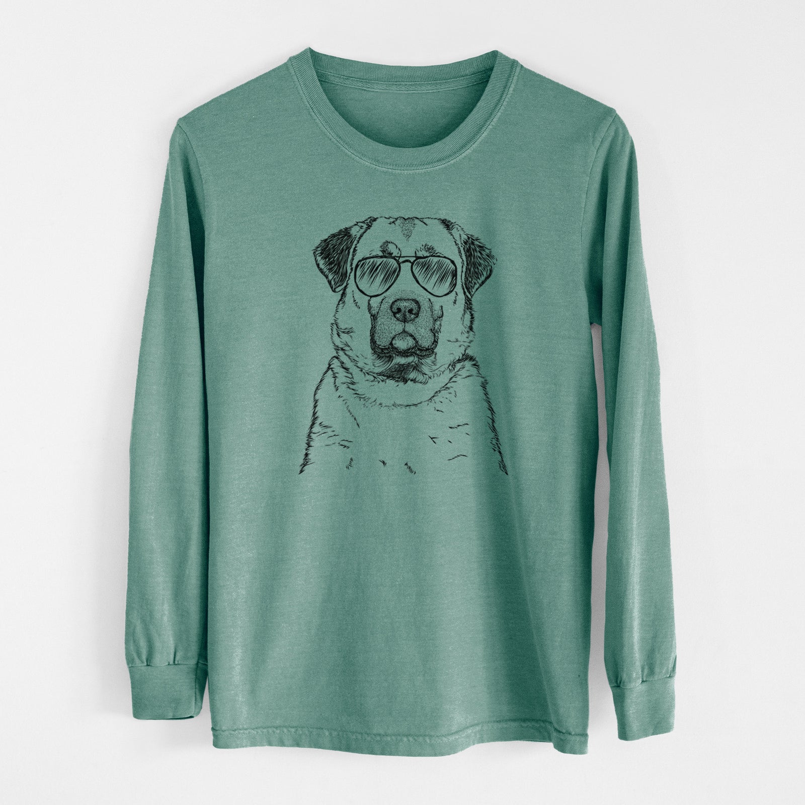 Aviator Loca the Anatolian Shepherd - Men's Heavyweight 100% Cotton Long Sleeve