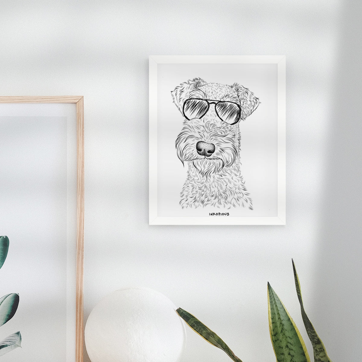 Roc Haven Maggie May the Airedale Terrier Art Print