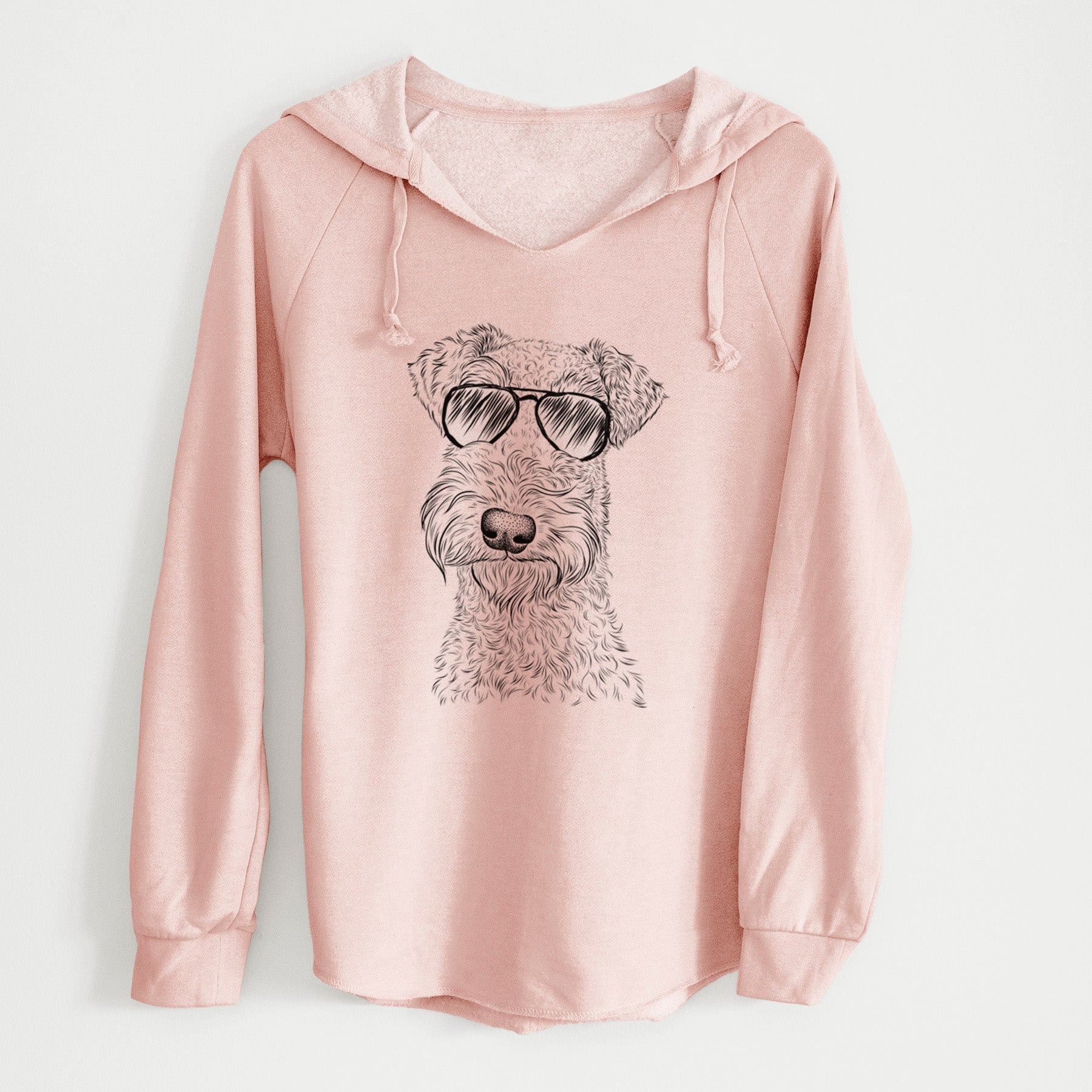 Aviator Roc Haven Maggie May the Airedale Terrier - Cali Wave Hooded Sweatshirt