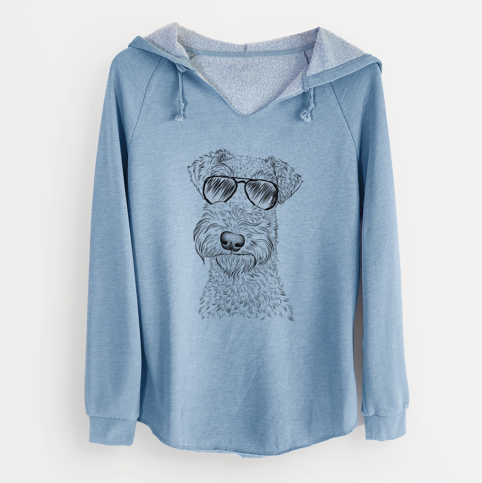 Aviator Roc Haven Maggie May the Airedale Terrier - Cali Wave Hooded Sweatshirt