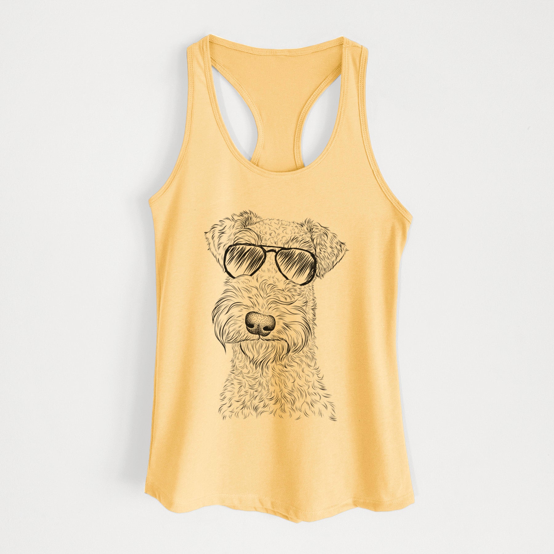 Roc Haven Maggie May the Airedale Terrier - Women's Racerback Tanktop