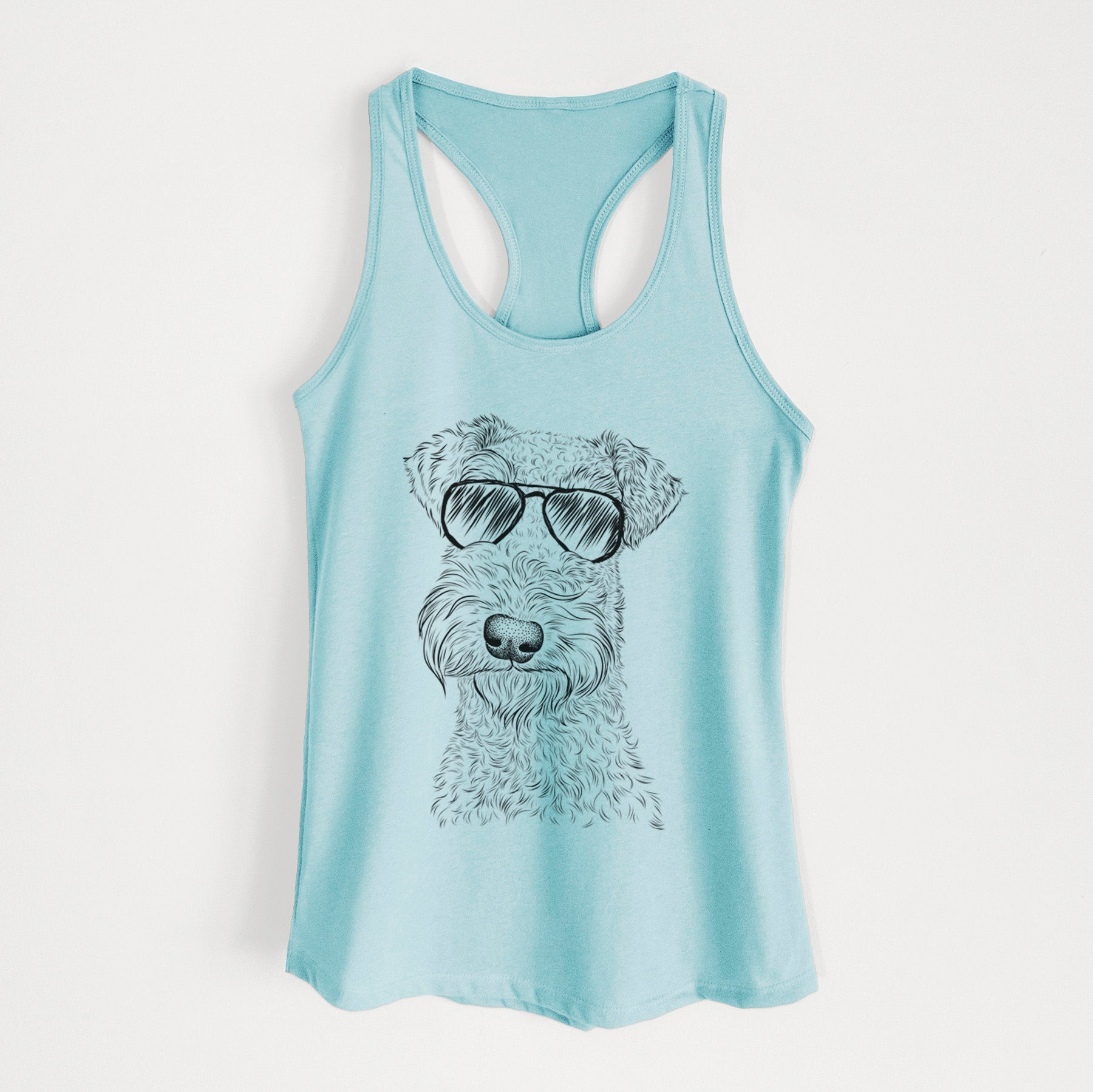 Roc Haven Maggie May the Airedale Terrier - Women's Racerback Tanktop