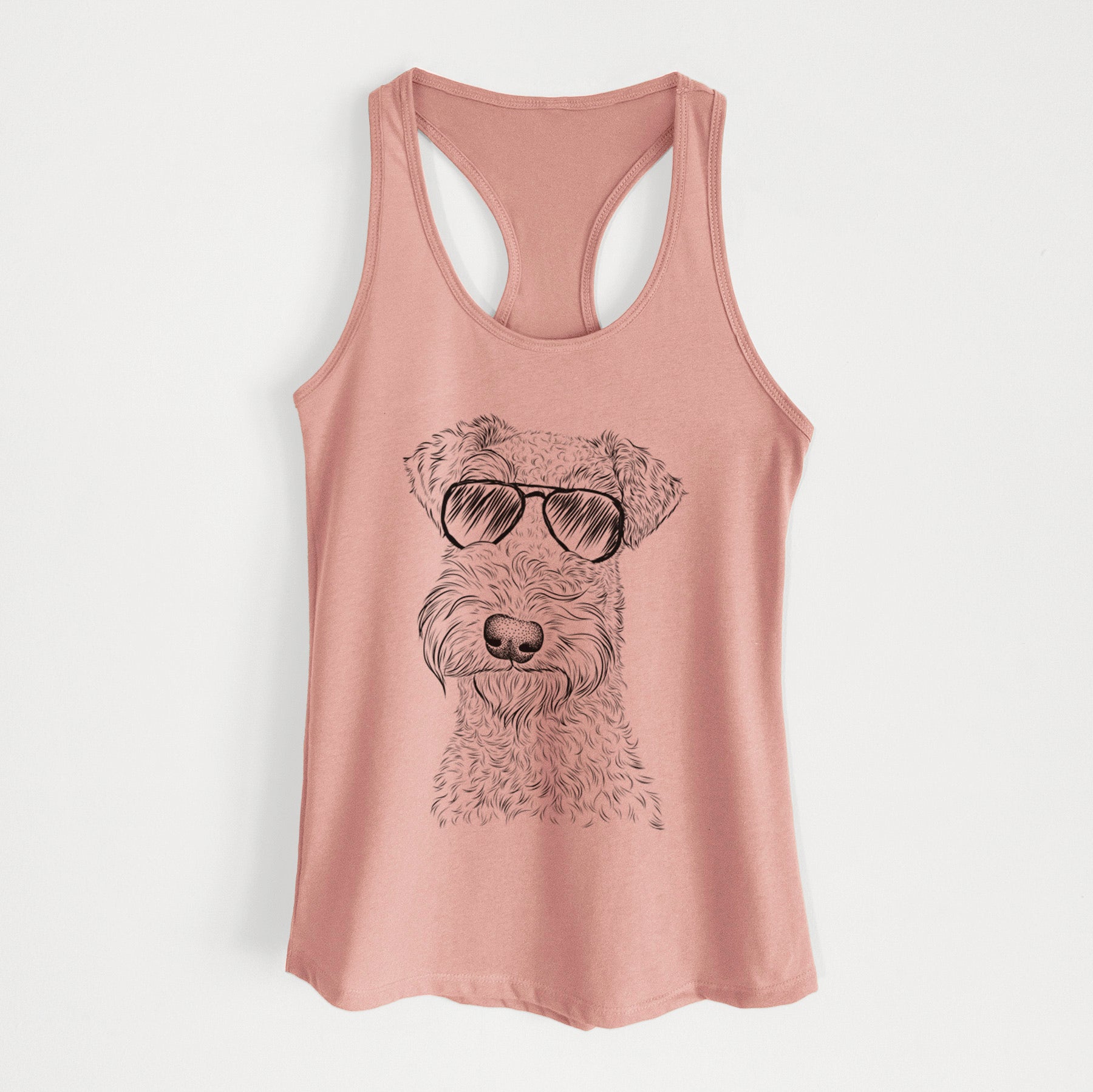 Roc Haven Maggie May the Airedale Terrier - Women's Racerback Tanktop