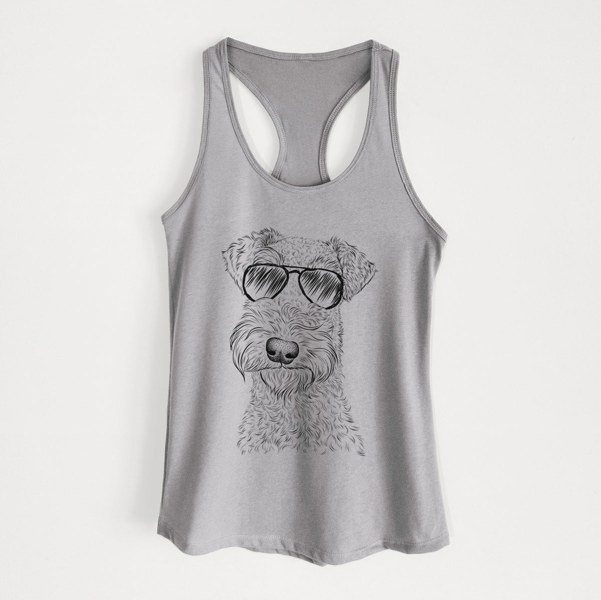 Roc Haven Maggie May the Airedale Terrier - Women&#39;s Racerback Tanktop