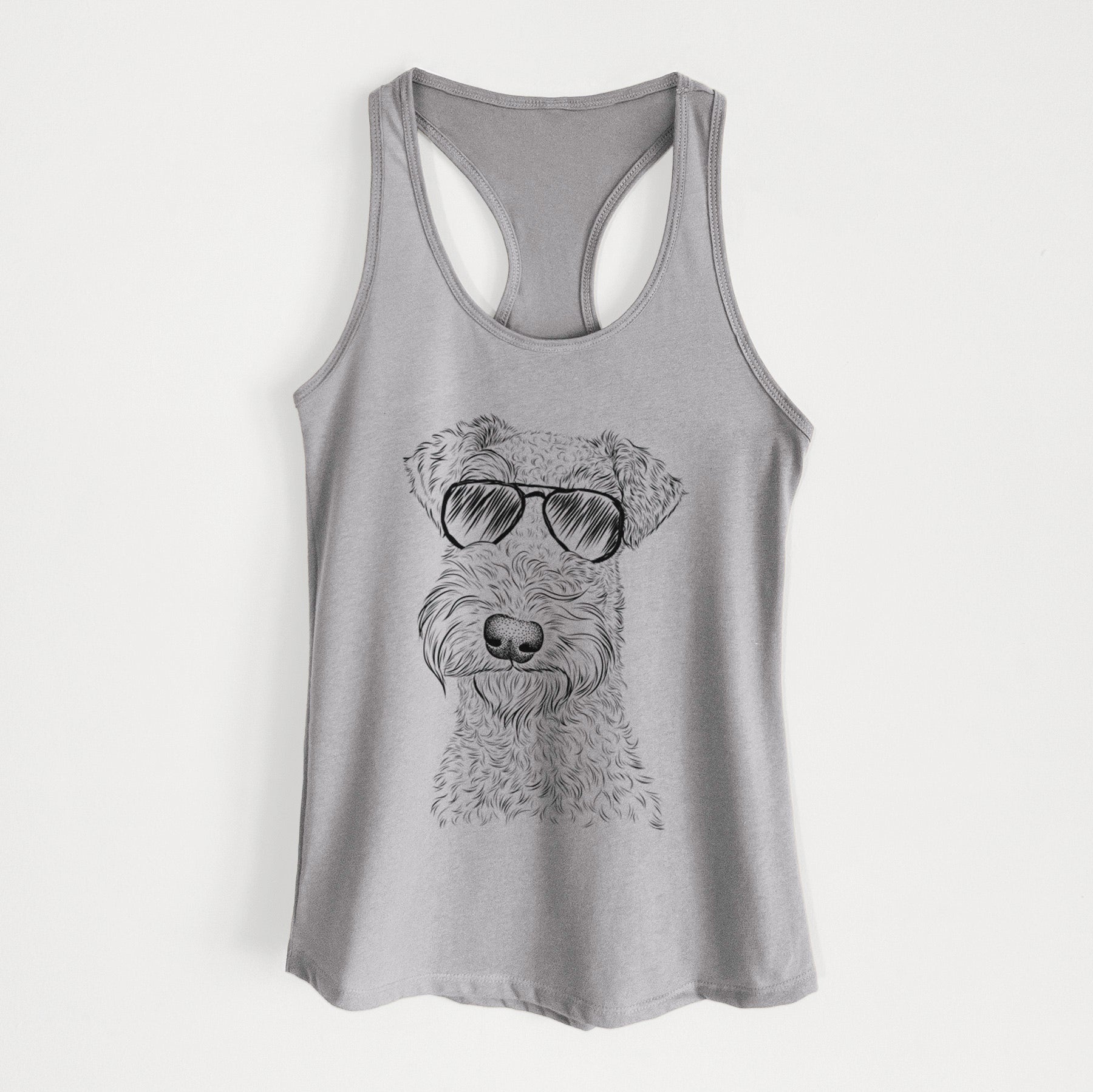 Roc Haven Maggie May the Airedale Terrier - Women's Racerback Tanktop