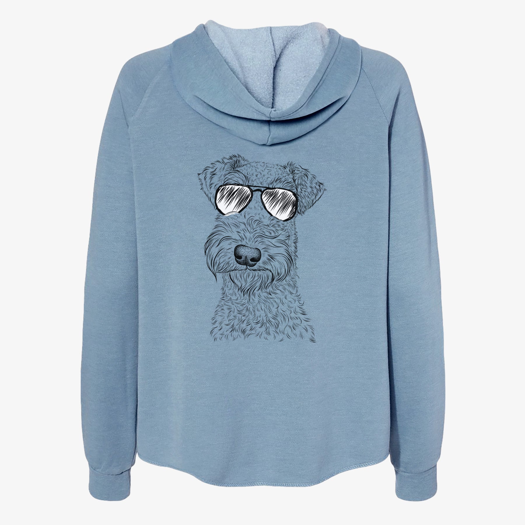 Roc Haven Maggie May the Airedale Terrier - Women's Cali Wave Zip-Up Sweatshirt