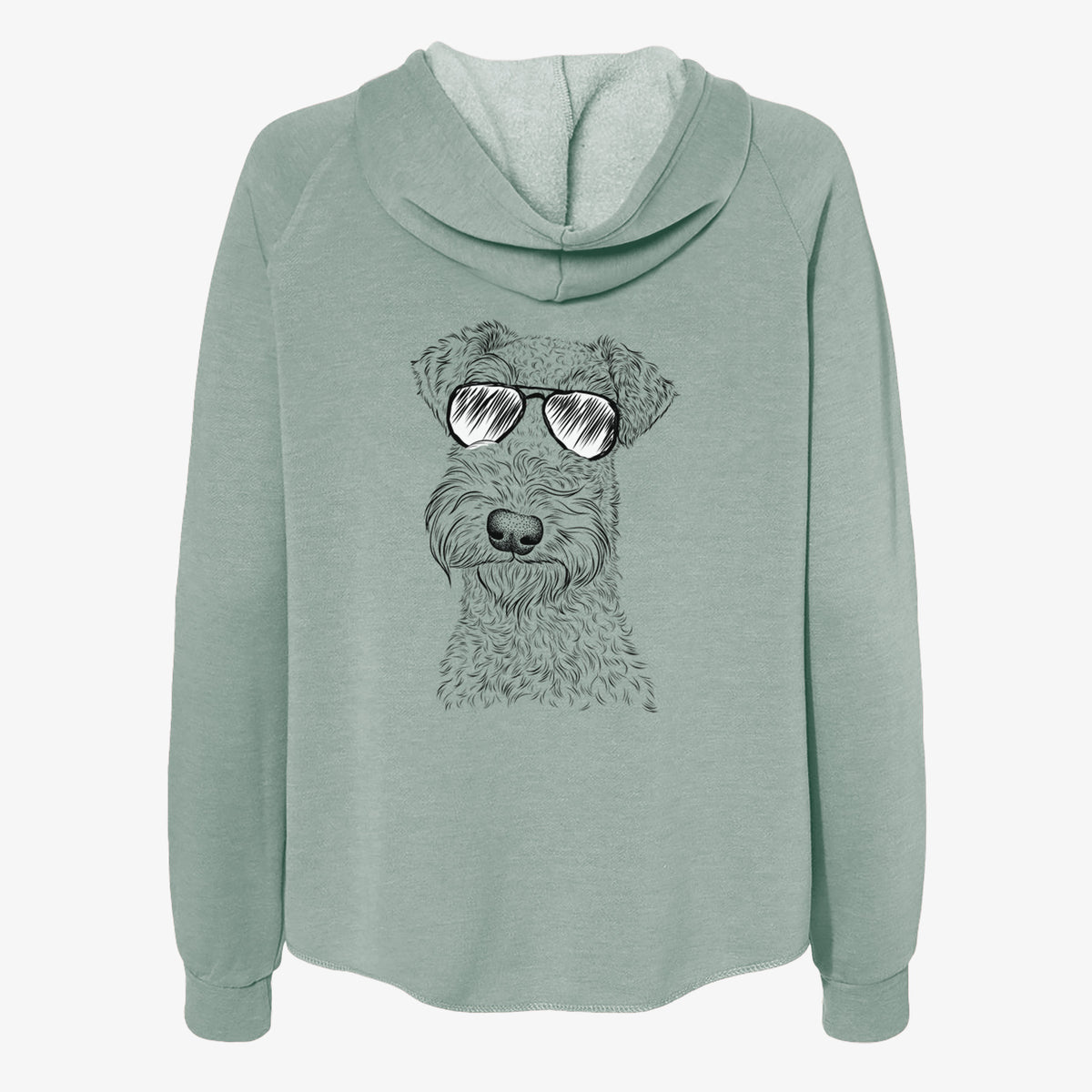 Roc Haven Maggie May the Airedale Terrier - Women's Cali Wave Zip-Up Sweatshirt