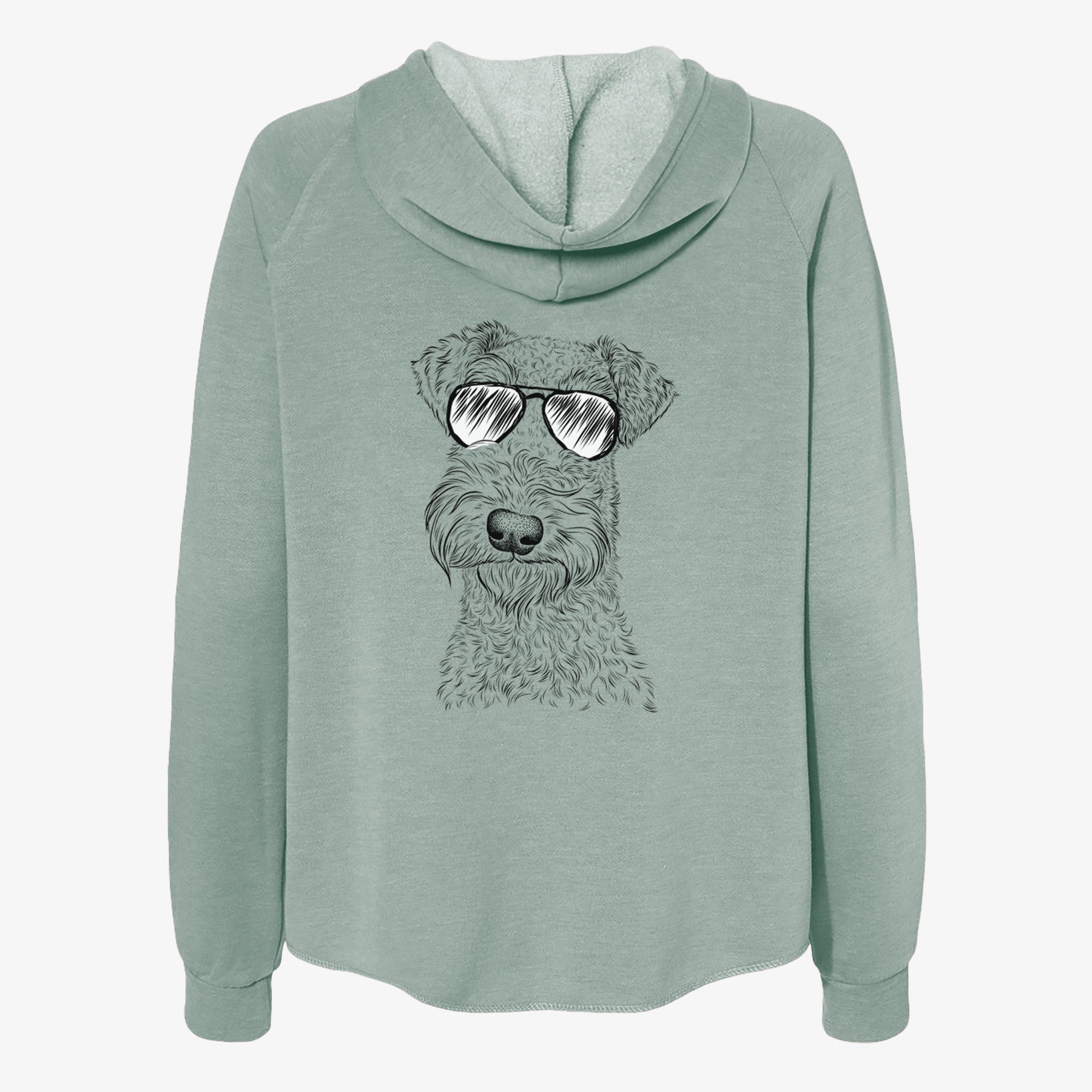 Roc Haven Maggie May the Airedale Terrier - Women's Cali Wave Zip-Up Sweatshirt