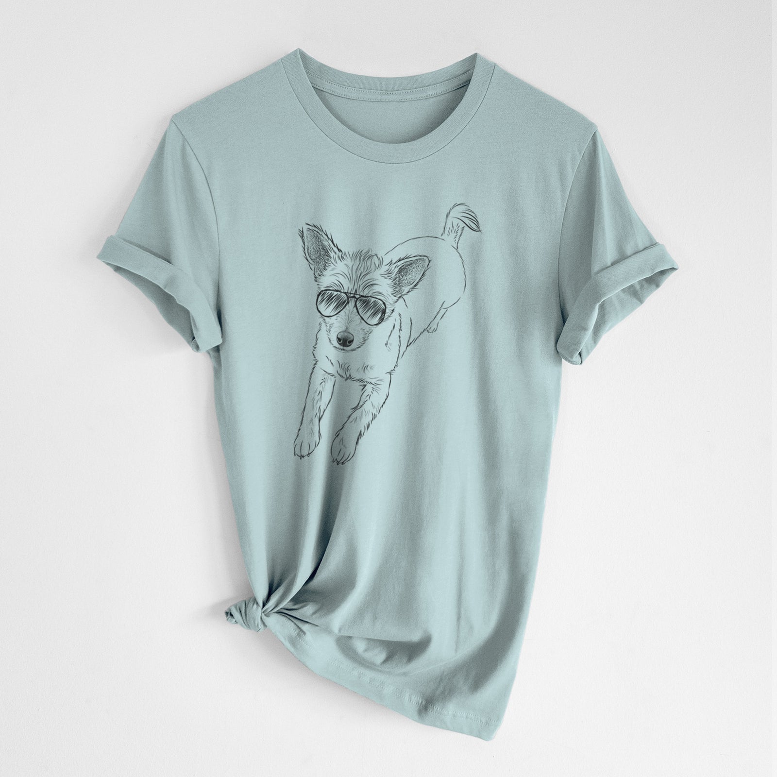 Aviator Maisie the Terrier Mix - Unisex Crewneck