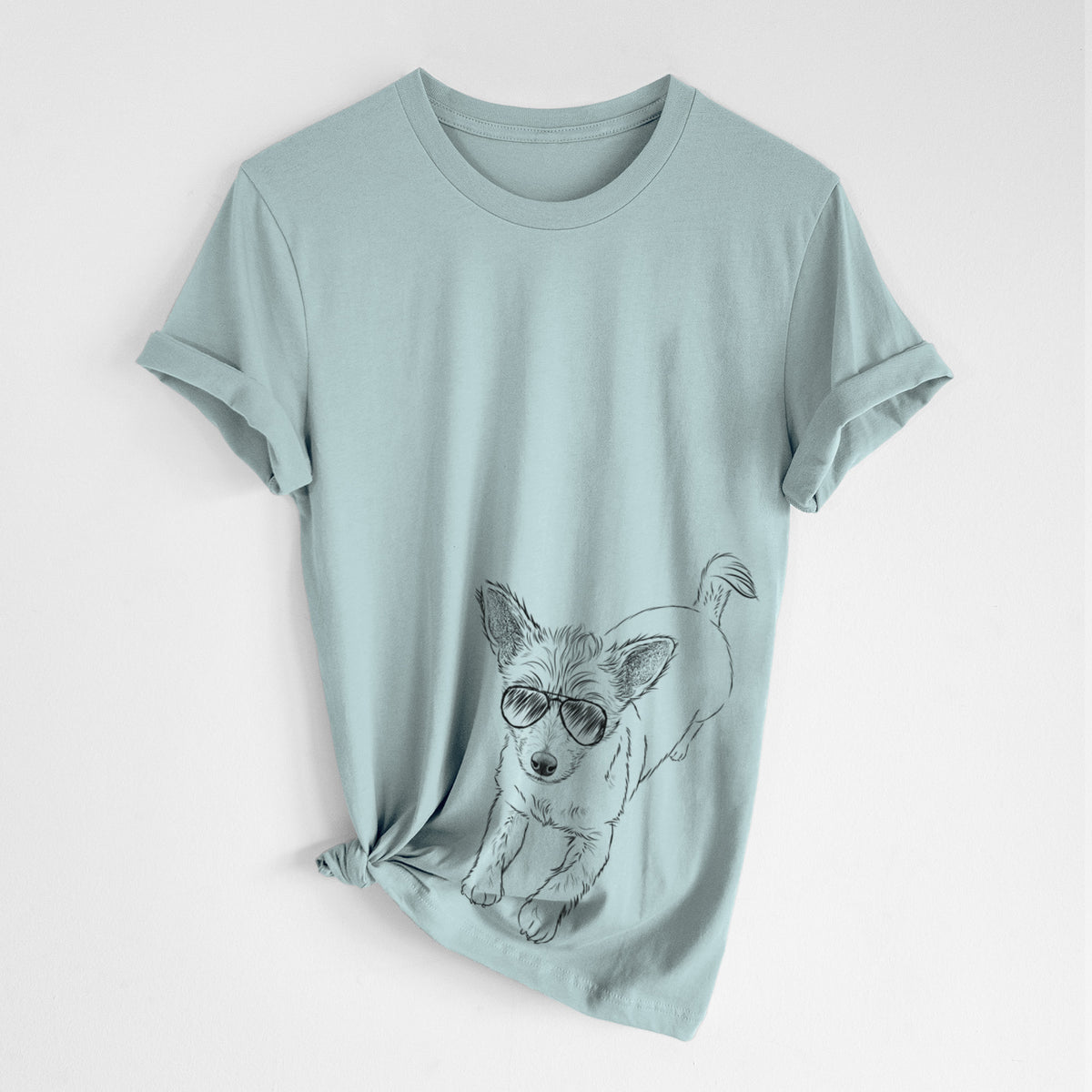 Aviator Maisie the Terrier Mix - Unisex Crewneck