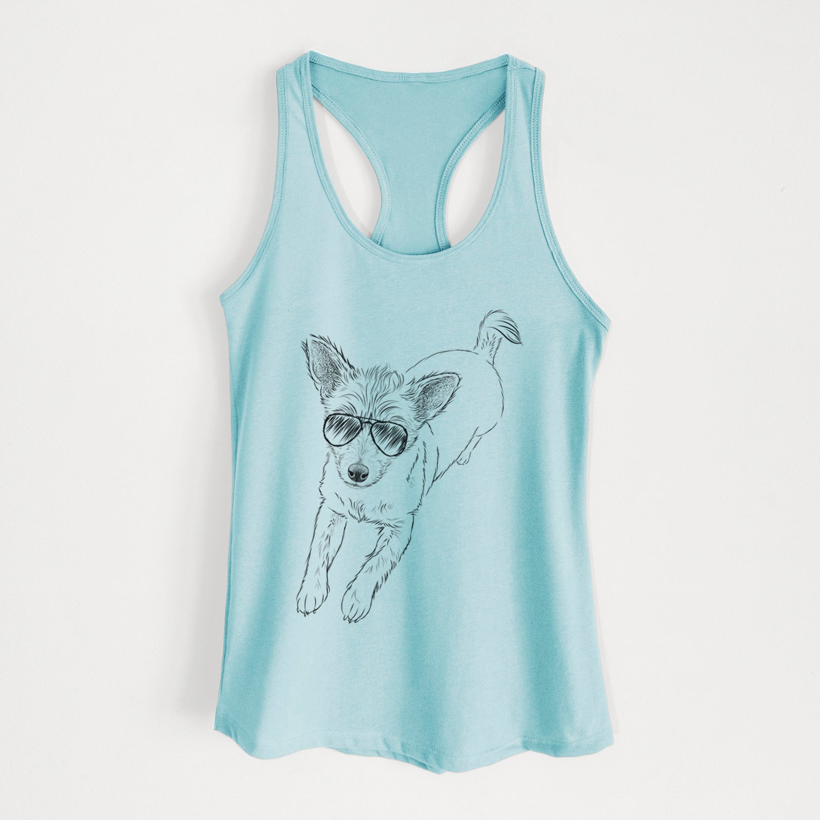 Maisie the Terrier Mix - Women's Racerback Tanktop