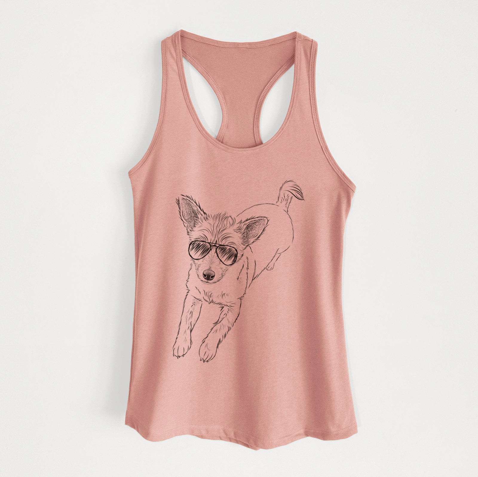 Maisie the Terrier Mix - Women's Racerback Tanktop