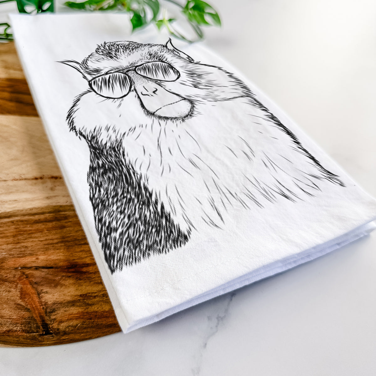 Matata the Mona Monkey Tea Towel