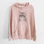 Aviator Nell the Tabby Cat - Unisex Pigment Dyed Hoodie