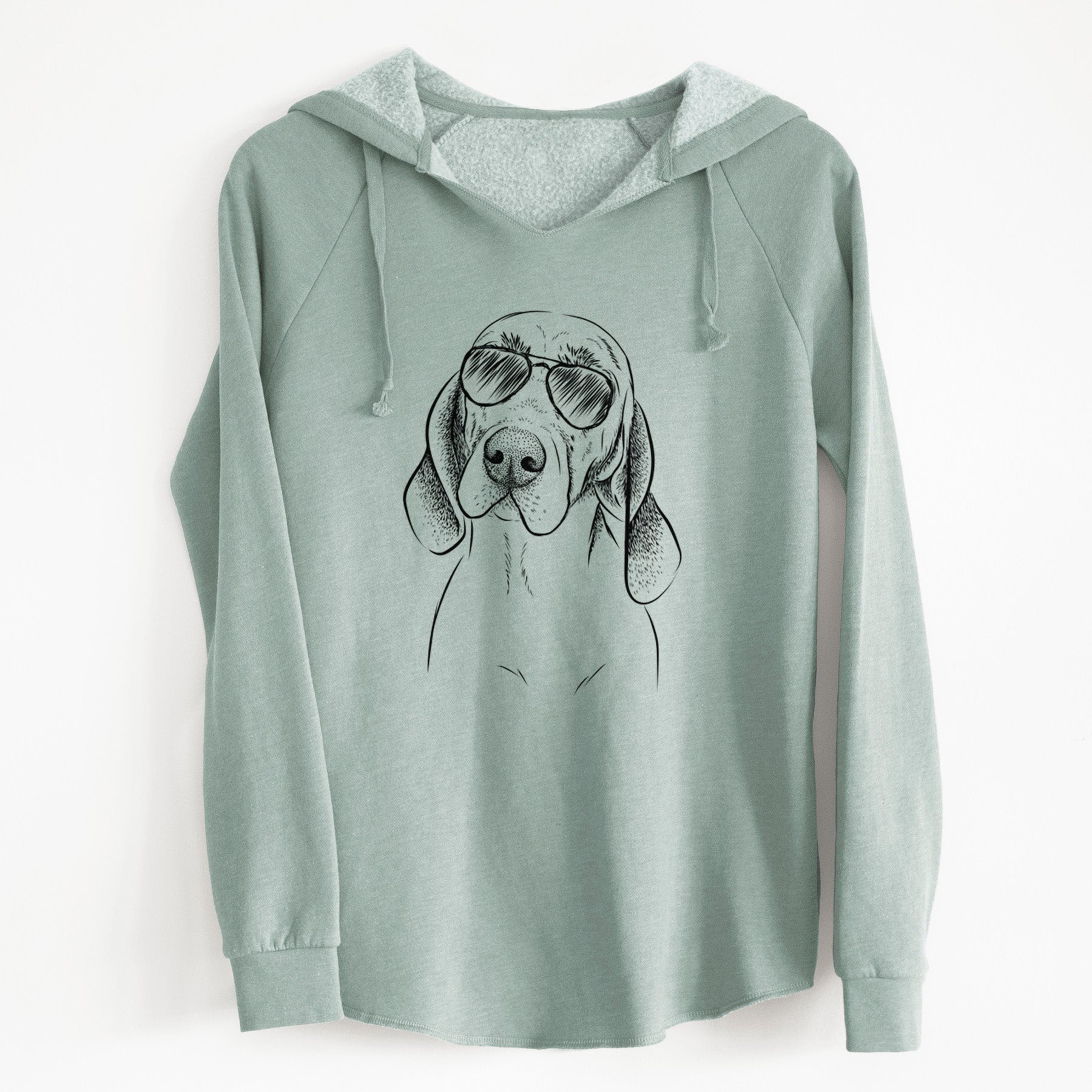 Aviator Norman the Plott Hound - Cali Wave Hooded Sweatshirt