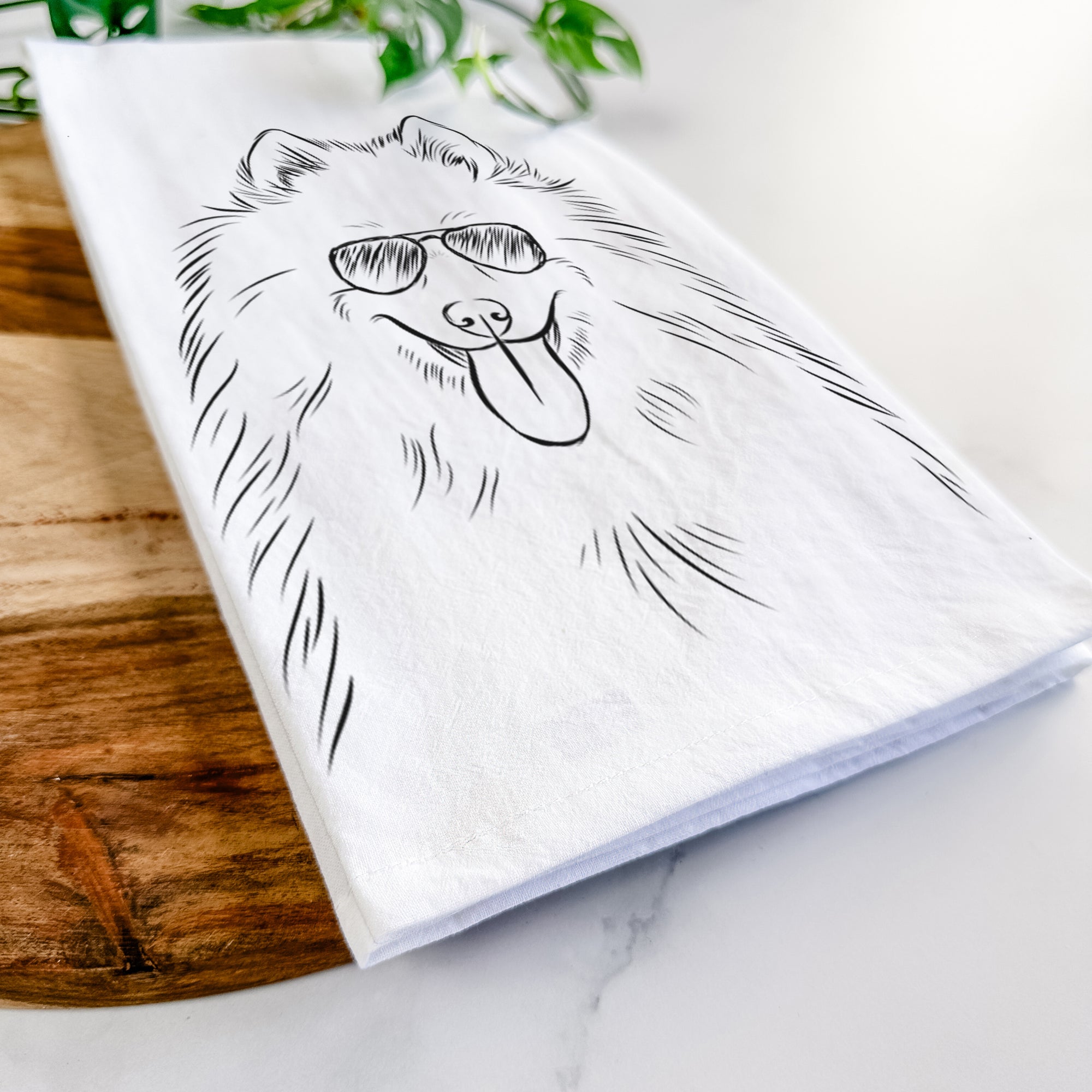 Nova the Samoyed Tea Towel