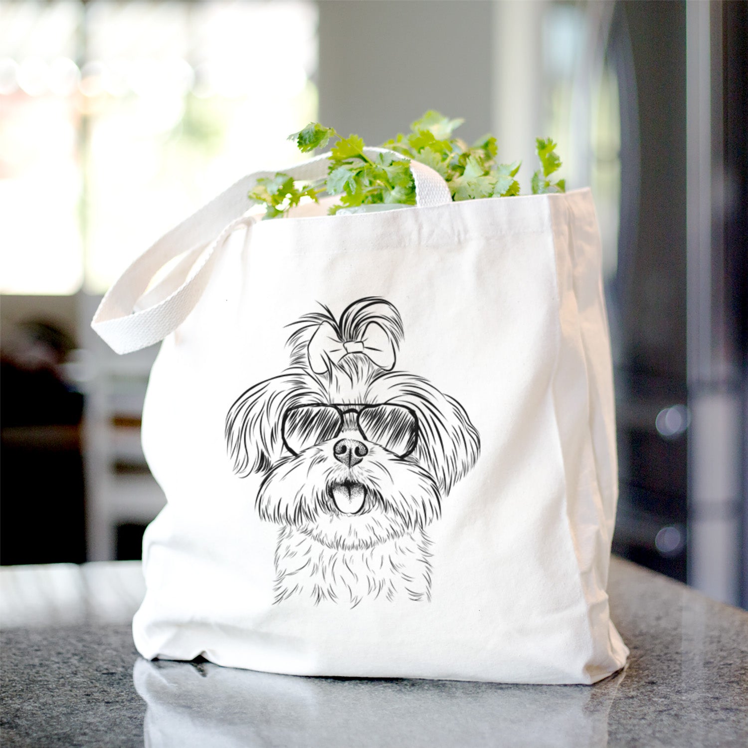 Pebbles the Shorkie - Tote Bag