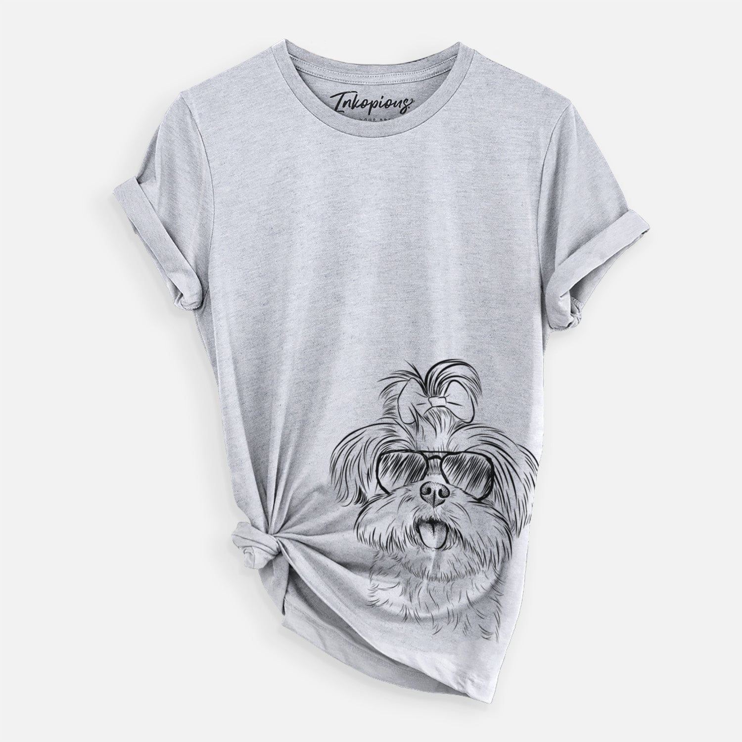 Aviator Pebbles the Shorkie - Unisex Crewneck