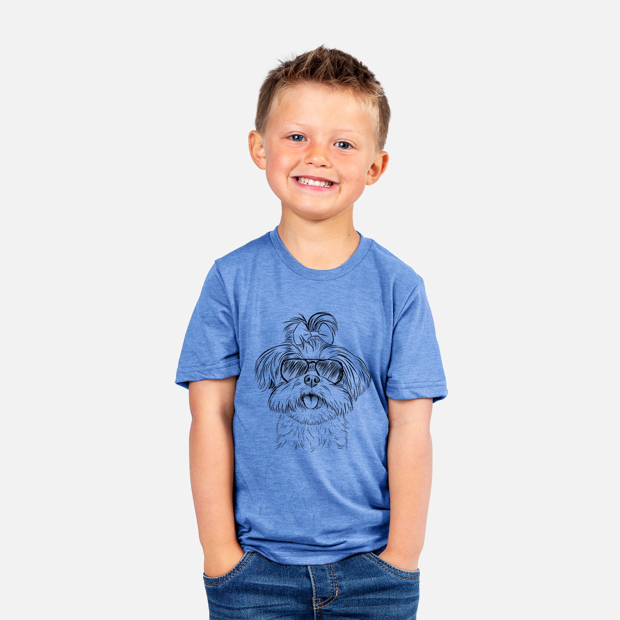 Aviator Pebbles the Shorkie - Kids/Youth/Toddler Shirt